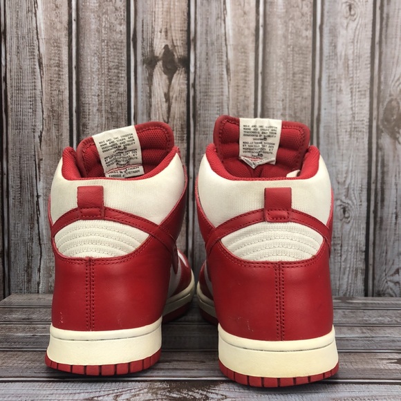 Nike Dunk High White Varsity Red - Size 9.5- 317982-162- 2009 main image 11